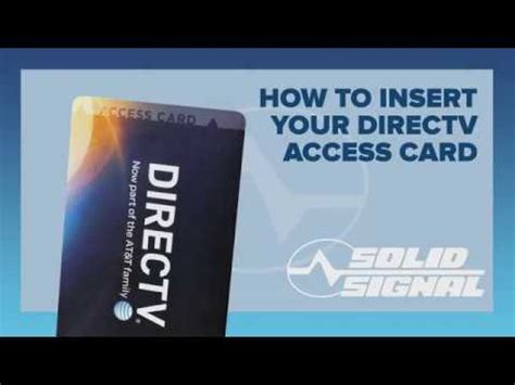 cual es el smart card en directv|directv receiver access card.